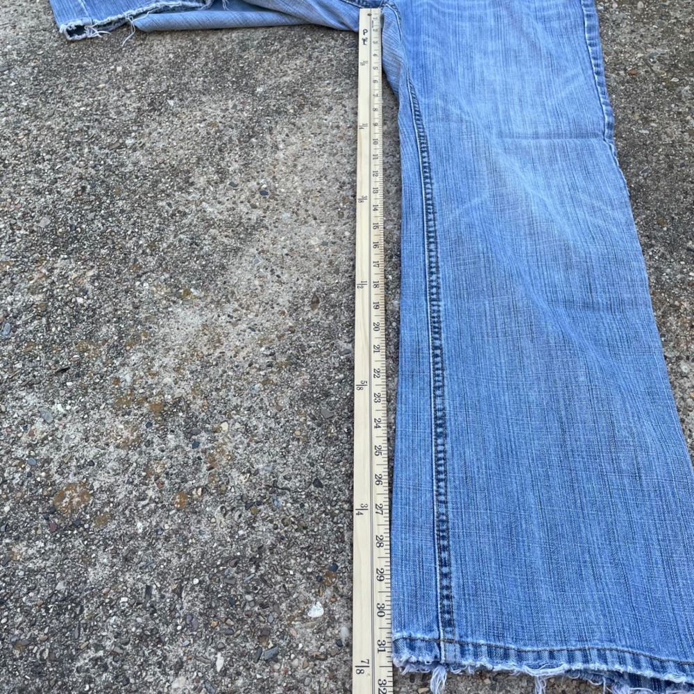 J. Ferrar Mens Light Wash Straight Leg Denim Jeans Blue Size 34 - Picture 7 of 8